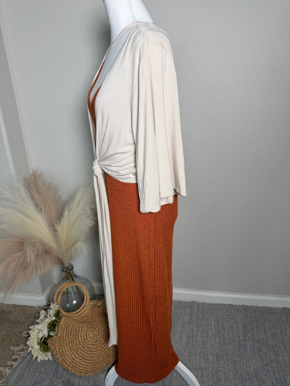 Zenana - Cream Multi Wrap crop Top - Picture 9 of 12